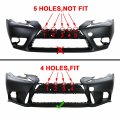 Ecotric Front Lower Bumper Grille Grill Black Plastic Compatible With 2014-2016 Lexus Is200t Is250 Is350 F Sport Replacement