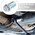 X Autohaux 2 Set M14x1 5 Car Engine Oil Drain Plug With Washer A1119970330 For Mercedes-benz C320 2001-2005 Stainless Steel