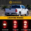 Halogen Tail Light Assembly For 2025 Dodge Ram 1500 Rear Lamp Taillight Right Passenger Side Red Bezel Replace 68531048aa