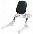 Yhmoto Passenger Backrest Sissy Bar With Luggage Rack For Suzuki Volusia Vl800 2001-2011 Boulevard C50 2005-2011 M50 2005-2008 