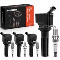 A-premium Ignition Coils And Spark Plugs Kits Compatible With Chevrolet Colorado 2007-2012 Gmc Canyon 2 9l