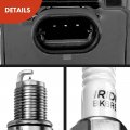 A-premium Ignition Coils And Spark Plugs Kits Compatible With Chevrolet Colorado 2007-2012 Gmc Canyon 2 9l