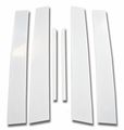 6pc Chrome Pillar Trim Covers For Toyota Corolla 2009 2013 304 Grade Stainless Steel Mirror Finish Window Moldings With 3m