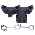 Solarhome New Exhaust Manifold 1g962-12310 Eg511-12310 With Gasket 1g962-12350 Compatible Kubota Engine D902 D722 D782 Df752