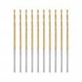 Uxcell High Speed Steel Straight Shank Twist Drill Bit Fully Ground Titanium Coated 1 1mm Diameter 36mm Total Length 15mm 24