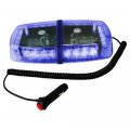 Hqrp 24 Led Blue Strobe Beacon Emergency Warning Flash Light Mini Bar W Magnetic Base Coaster