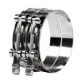 2pcs 133mm 141mm Stainless Steel T-bolt Clamps Turbo Intake Intercooler Clamp For 5 Hose