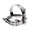 2pcs 133mm 141mm Stainless Steel T-bolt Clamps Turbo Intake Intercooler Clamp For 5 Hose