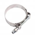 2pcs 133mm 141mm Stainless Steel T-bolt Clamps Turbo Intake Intercooler Clamp For 5 Hose