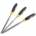 3 140mm Mini Assorted Hand File Wood Rasp Set Metal Filing Needle Tools With Rubber Handle 6pcs