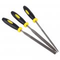 3 140mm Mini Assorted Hand File Wood Rasp Set Metal Filing Needle Tools With Rubber Handle 6pcs