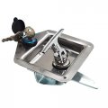 Wflnhb 4 X Trailer Door Latch Rv Tool Box Lock With Gasket T-handle Keys 304 Stainless Steel Highly Polished