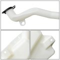Windshield Washer Reservoir Tank With Cap For Chevrolet Corvette 2005-2013 Fits Without Headlight White Abs Plastic Gm1288123