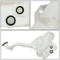 Windshield Washer Reservoir Tank With Cap For Chevrolet Corvette 2005-2013 Fits Without Headlight White Abs Plastic Gm1288123