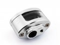 Silver Motorcycle Reservoir Cnc Billet Racing Front Rear Master Cylinder Fluid Oil Brake Tank Cup Part Transparent For Honda