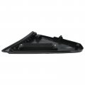 Carbhub Front Right Black Exterior Garnish-pillar Pillar Corner Cover Trim Fit For Honda Civic 2012-2015 Replace 75490-tr0-a01i