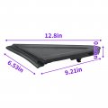 Carbhub Front Right Black Exterior Garnish-pillar Pillar Corner Cover Trim Fit For Honda Civic 2012-2015 Replace 75490-tr0-a01i