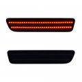 Astra Depot Pair Smoke Lens Red 120x Smd Led Side Marker Light Kit Compatible With Ford Mustang 2005-2009 Replace Oe Sidemarker