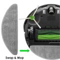 Vacuum Accessories Kit For Irobot Roomba Combo I5 J5 J5 Robot Vacuum-2 Brush Roller 4 Mop Pads 5 Side 1 Cleaning Tool 12