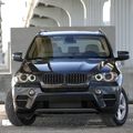 Matte Black Euro Sport Utility 4-door Front Center Kidney Grille Grilles Grill For 2004-2006 Bmw E53 X5 X 5 Lci Facelift Pair