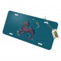 Graphics More Hippocampus Mythical Sea Horse With Fish Novelty Metal Vanity Tag License Plate