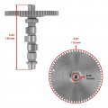 Caltric Metal Camshaft And Gasket Kit Compatible With Kawasaki Mule 3010 Kaf620 2001 2002 2003 2004 2005 2006 2007 2008