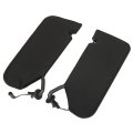 1 Pair Sun Shades Visor Vanity Mirror Black Replacement For 2005-2013 C6 Corvette Coupe 2-door 23142243 23142245