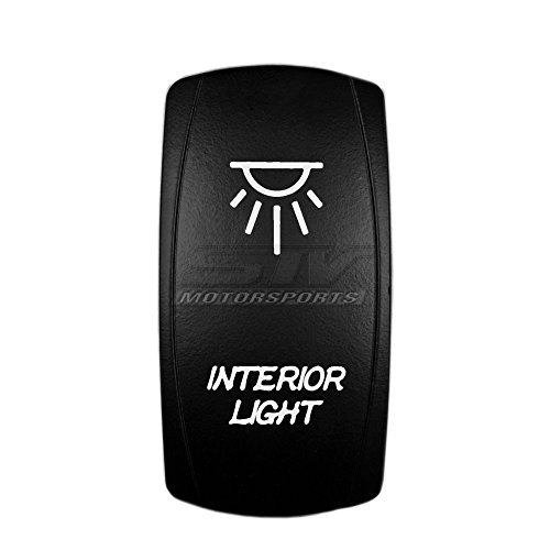 Stv Motorsports Laser Red Rocker Switch Interior Lights 20a 12v On Off Led Light