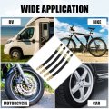 X Autohaux 4pcs Tire Valve Extension Stem Adaptor Tool Flexible Dual Extender Pipes 15cm 5 9 For Car Truck Bike Trailer Rv