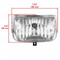 Caltric Head Light Assembly With Bulb For Honda Trx500fe Trx500fm Foreman 500 4x4 2005-2019