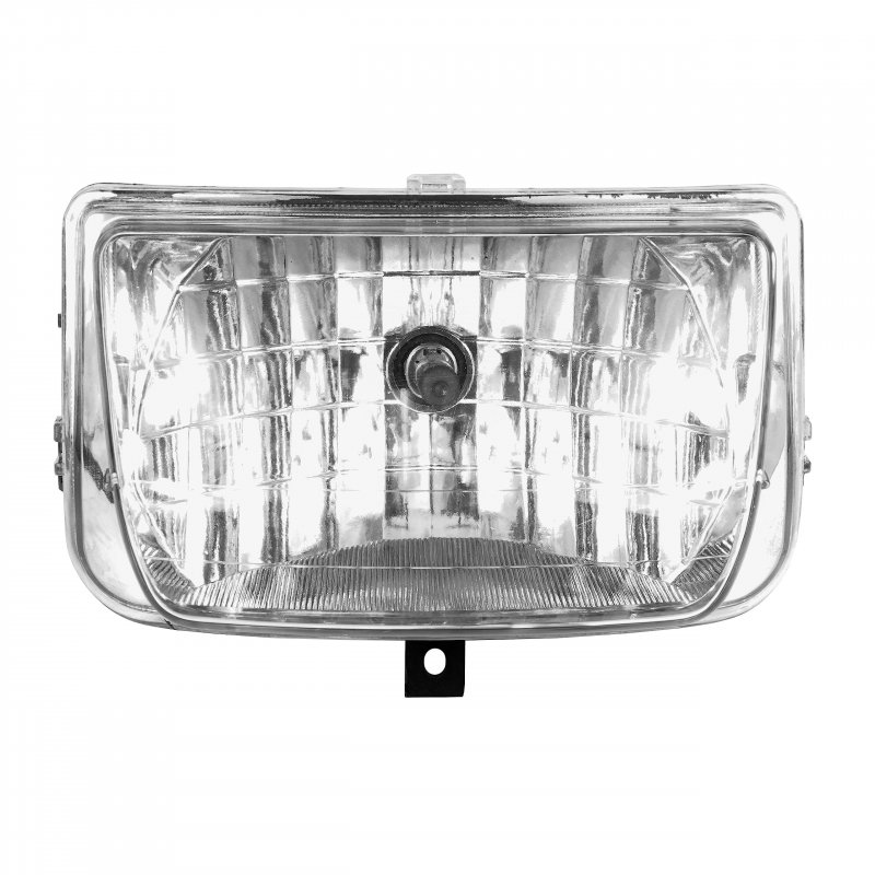 Headlight Assembly With Bulb For Honda Trx500fe Trx500fm Foreman 500 4x4 2005 To 2019 Clear Polycarbonate Lens Halogen Front