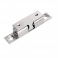 Uxcell Cabinet Door Closet Brass Double Ball Catch Tension Latch 60mm Length Silver Tone
