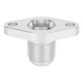 Aluminium 12 An Turbo Oil Drain Return Flange For T3 T4 Gt40 Turbocharger