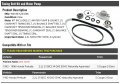 Timing Belt And Water Pump Kit With Gasket Balance Shaft Tensioner Bearing Seals Compatible 1992-1996 Honda Prelude 2 2l
