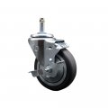271sbcc24500 Carlisle 4 Inch Swivel Caster With Brake Fits Models Sbcc24500 Sbc152103 Sbc152123 Sbc152125 Sbc203103 Light Duty 