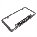 Ram 1500 Trx Real Carbon Fiber Insert Gunmetal Black Stainless Steel License Plate Frame Official Licensed 