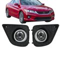 Pair Of Driving Fog Lamps Clear Lens Replacement For Accord 2013 2014 2015 2-door Lights Ho2592136 Ho2593136 