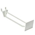 Azar 800016-wht 6-inch Glass-filled Nylon Pegboard Scan Hook White 50-pack 