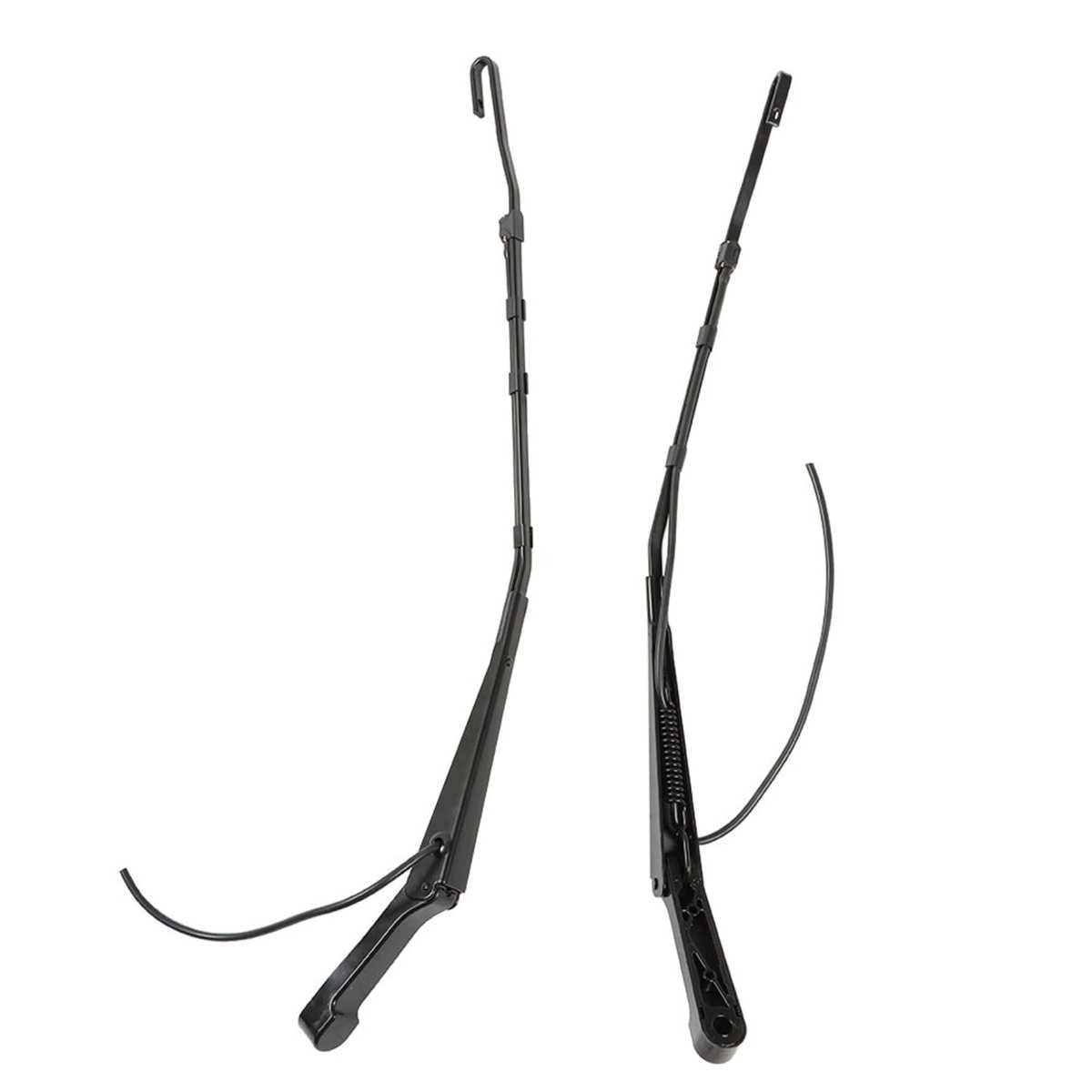 2pcs Windshield Wiper Arm Front Left And Right Black Replacement For 2004-2006 Sprinter 2500 3500 9018200044 9018200144