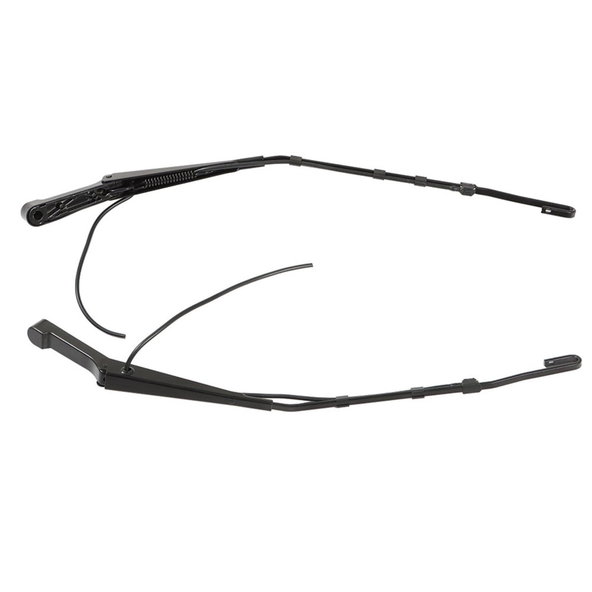 2pcs Windshield Wiper Arm Front Left And Right Black Replacement For 2004-2006 Sprinter 2500 3500 9018200044 9018200144