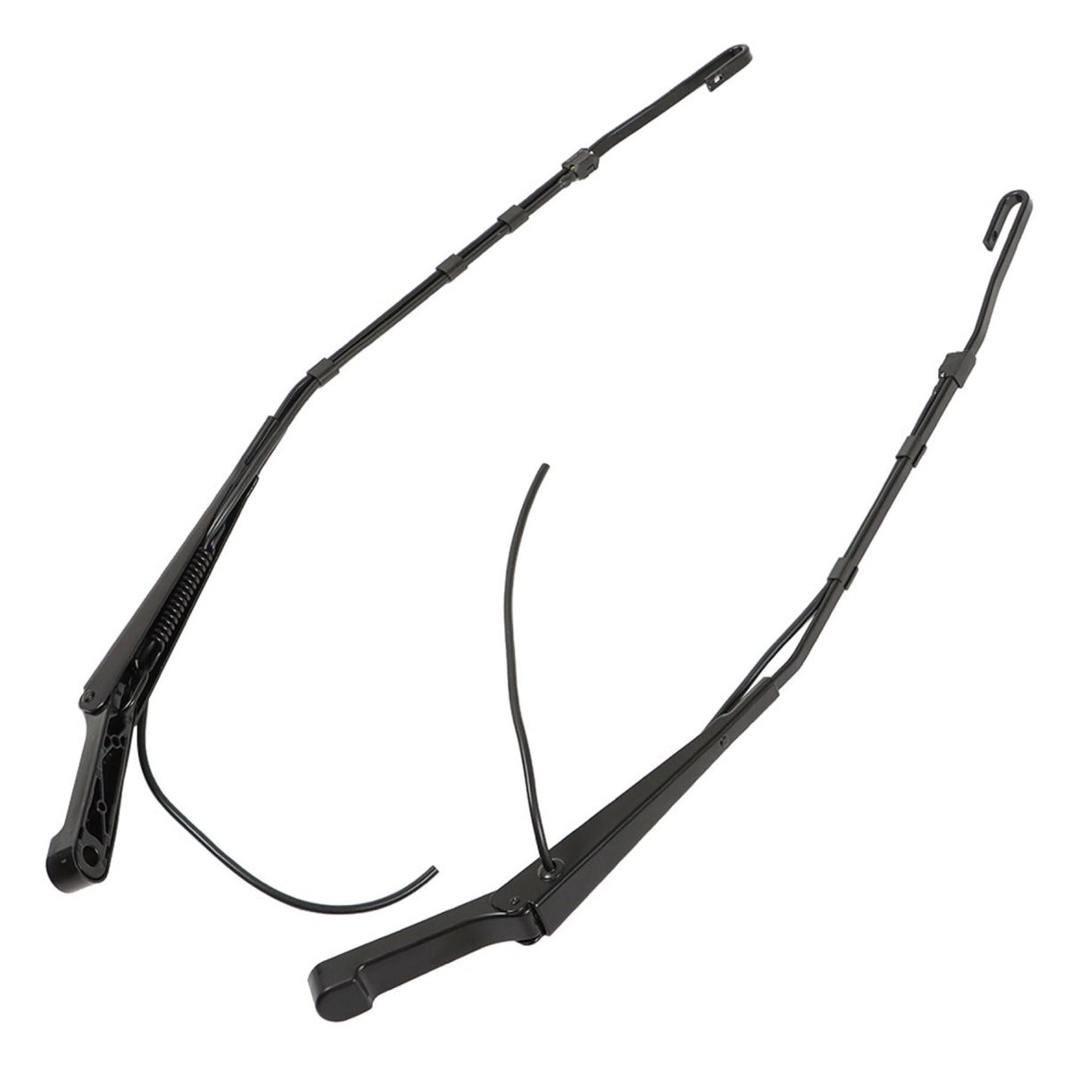 2pcs Windshield Wiper Arm Front Left And Right Black Replacement For 2004-2006 Sprinter 2500 3500 9018200044 9018200144