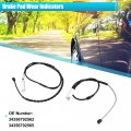X Autohaux 2pcs 34356792562 34356792565 Front Rear Car Brake Pad Electronic Wear Sensor For Bmw X1 2013 2014 2015