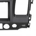 Double Din Installation Dash Kit Fydun Black Abs 2 Stereo Audio Fascia Panel Navigation Car Frame For Honda Civic 2006a 2011