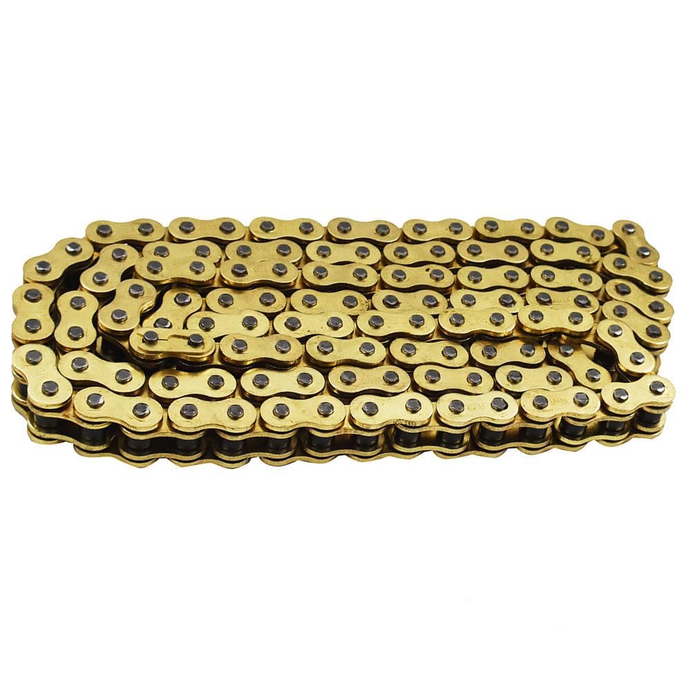 525 O-ring Gold Drive Chain 120 Links With Masterlink Replacement For Gsx-r600 Cbr600rr Cbr1000rr Zx-6r Zx636r Zx7r And Trx450r