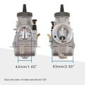 Goofit 42mm Carburetor Replacement For Pwk 450cc 650cc Engine Off Road Dirt Bike Pit Motorcycle Atv Quad Utv Scooter