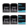 4-pack Ub-ytx14ah-bs Battery Replacement For 1993 Polaris All Models 250 Cc Atv Factory Activated Maintenance Free Motorcycle 