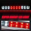 Auto Dynasty Dual Row Led Chrome Housing 3rd Third Tail Brake Light Cargo Lamp Compatible With Silverado Sierra Gmt900 07-14