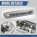 Auto Dynasty Dual Row Led Chrome Housing 3rd Third Tail Brake Light Cargo Lamp For Silverado Sierra Gmt900 07-14