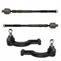 Inner And Outer Driver Passenger Side Tie Rod Set 4 Piece Psa44099 For 2015 2019 Subaru Legacy Outback 