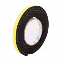 Uxcell 2 Pcs 12mm X 6mm Single Sided Self Adhesive Shockproof Sponge Foam Tape 2m Length